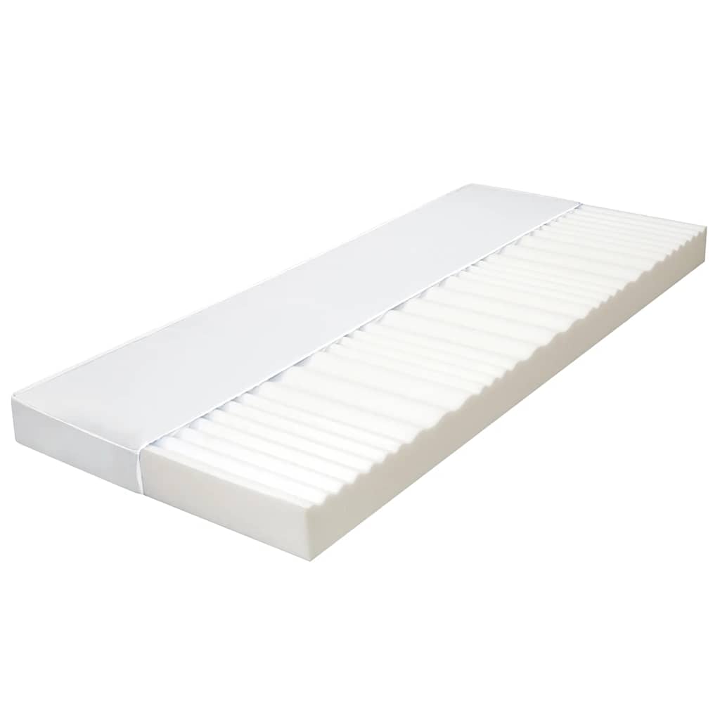 vidaXL Matras 7 Zone 10 cm PU-schuim H2 H3 80x200 cm