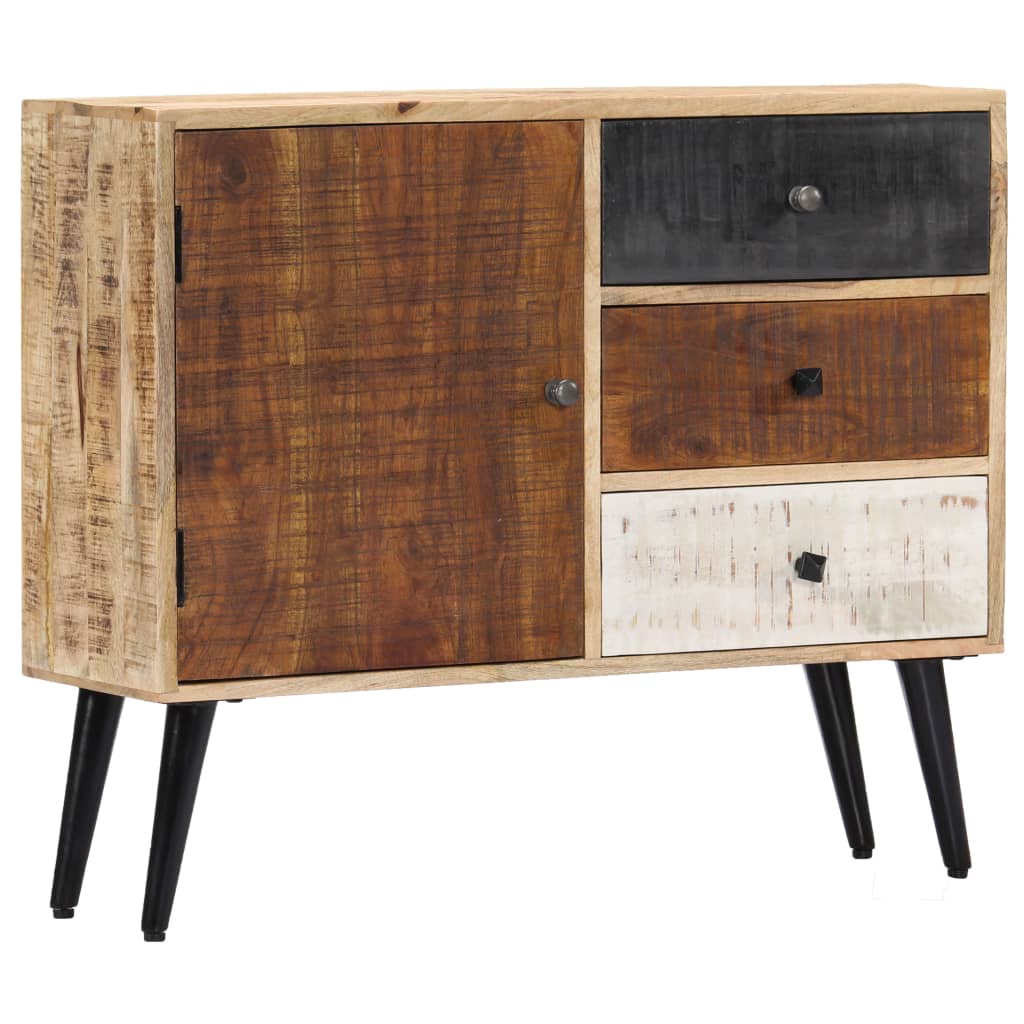 vidaXL Sideboard 88x30x73 cm solid mango wood