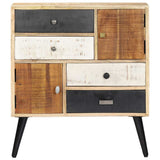 vidaXL Sideboard 88x30x73 cm solid mango wood