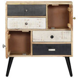 vidaXL Sideboard 88x30x73 cm solid mango wood