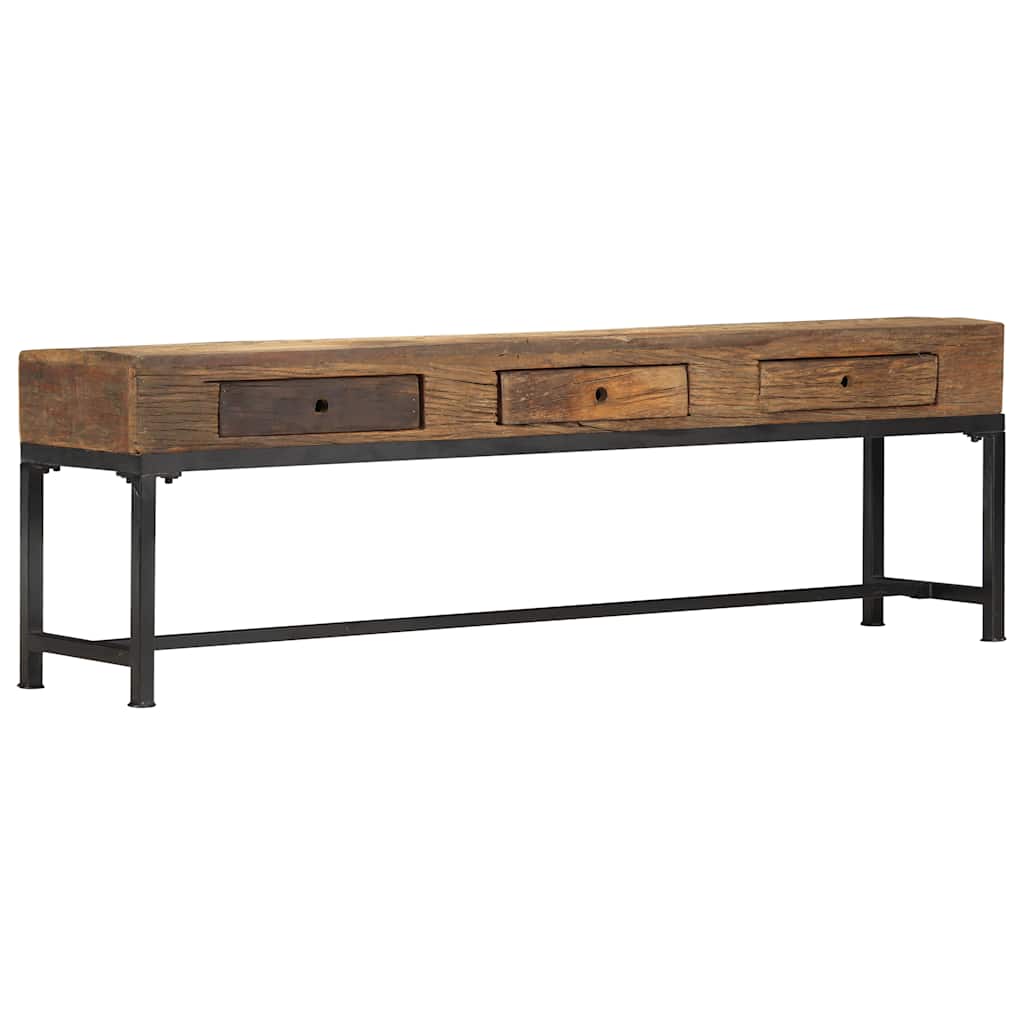 vidaXL Tv-meubel 110x30x46 cm massief gerecycled hout