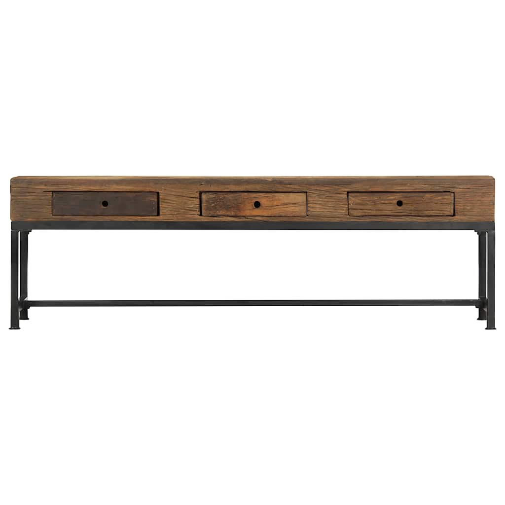 vidaXL Tv-meubel 110x30x46 cm massief gerecycled hout