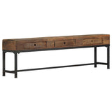 vidaXL Tv-meubel 110x30x46 cm massief gerecycled hout