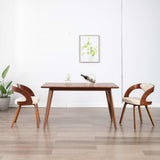 vidaXL Dining Chairs 2 pcs Faux Leather Brown