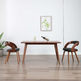 vidaXL Dining Chairs 2 pcs Faux Leather Brown