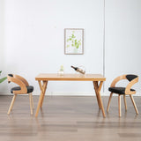 vidaXL Dining Chairs 2 pcs Faux Leather Brown