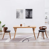 vidaXL Dining Chairs 2 pcs Faux Leather Brown