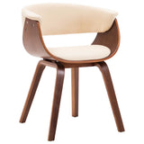 vidaXL Dining Chair Bentwood and Faux Leather