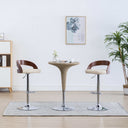 vidaXL Bar Stools 2 pcs Bentwood