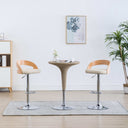 vidaXL Bar Stools 2 pcs Bentwood