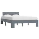 vidaXL Bedframe massief grenenhout wit 90x200 cm
