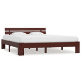vidaXL Bed Frame Solid Pine Wood White 90x200 cm