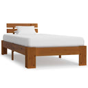 vidaXL Bedframe massief grenenhout wit 90x200 cm