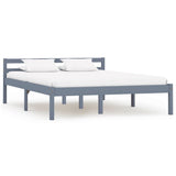 vidaXL Bed Frame Solid Pine Wood White 90x200 cm