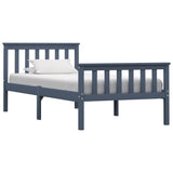 vidaXL Bedframe massief grenenhout wit 100x200 cm
