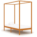 vidaXL Hemelbedframe massief grenenhout 100x200 cm