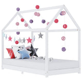vidaXL Kids' Bed Frame Solid Pine Wood 70x140 cm