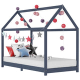 vidaXL Kids' Bed Frame Solid Pine Wood 70x140 cm
