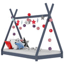 vidaXL Kinderbedframe massief grenenhout 70x140 cm