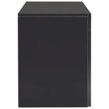vidaXL Tv-meubel met LED-verlichting 130x35x45 cm hoogglans wit