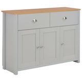 vidaXL Dressoir 79x35x81 cm grijs