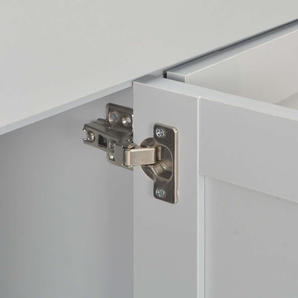vidaXL Dressoir 79x35x81 cm grijs
