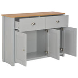 vidaXL Dressoir 79x35x81 cm grijs