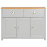 vidaXL Dressoir 79x35x81 cm grijs