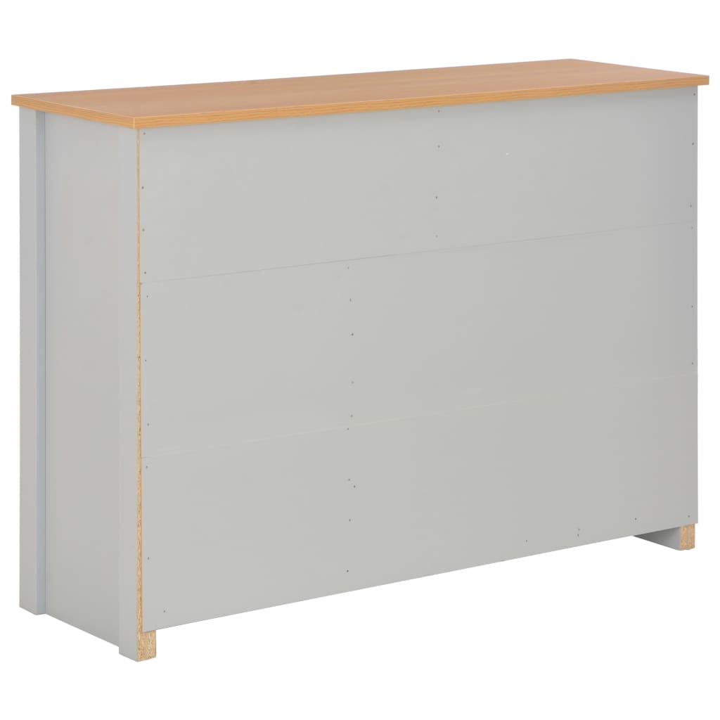 vidaXL Dressoir 79x35x81 cm grijs