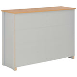 vidaXL Dressoir 79x35x81 cm grijs