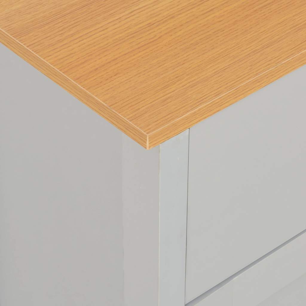 vidaXL Dressoir 79x35x81 cm grijs