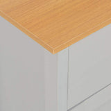 vidaXL Dressoir 79x35x81 cm grijs