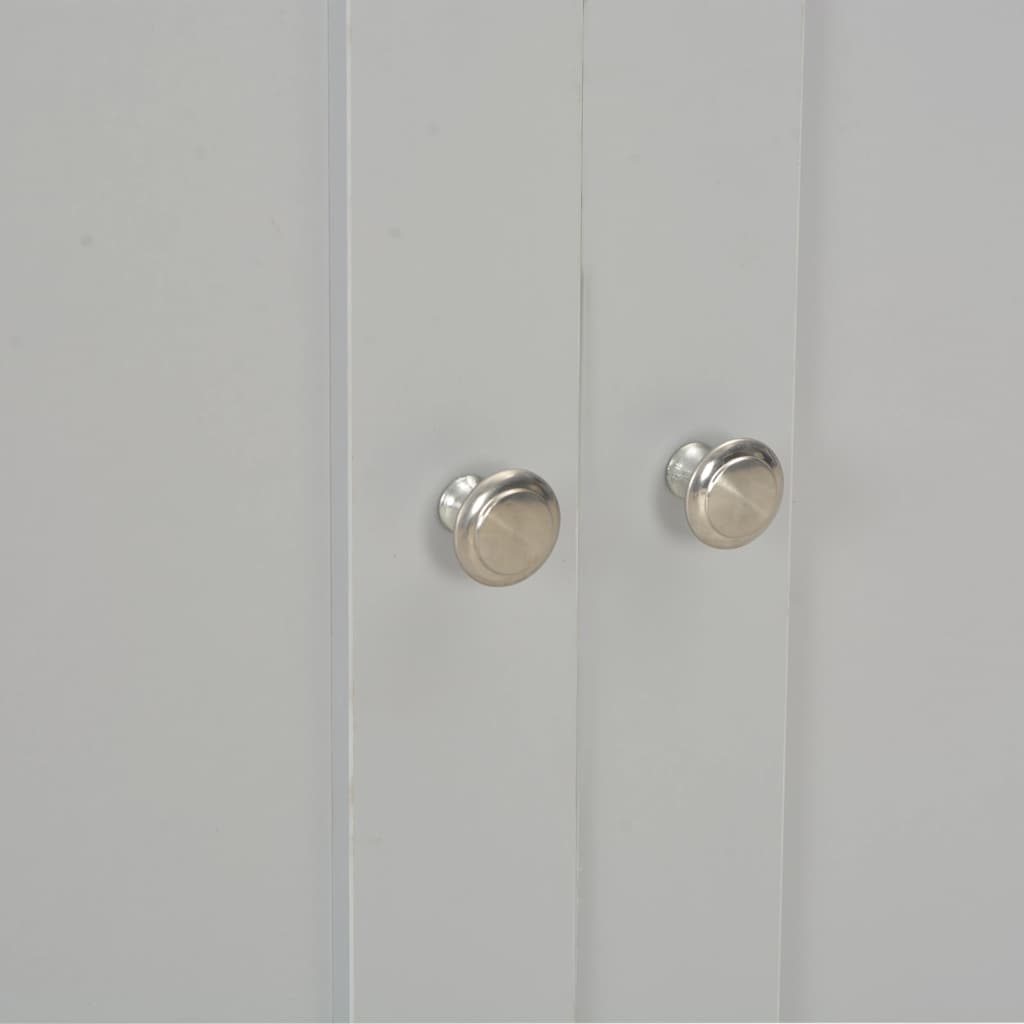 vidaXL Dressoir 79x35x81 cm grijs