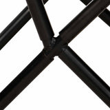 vidaXL Vlinderstoel canvas antraciet