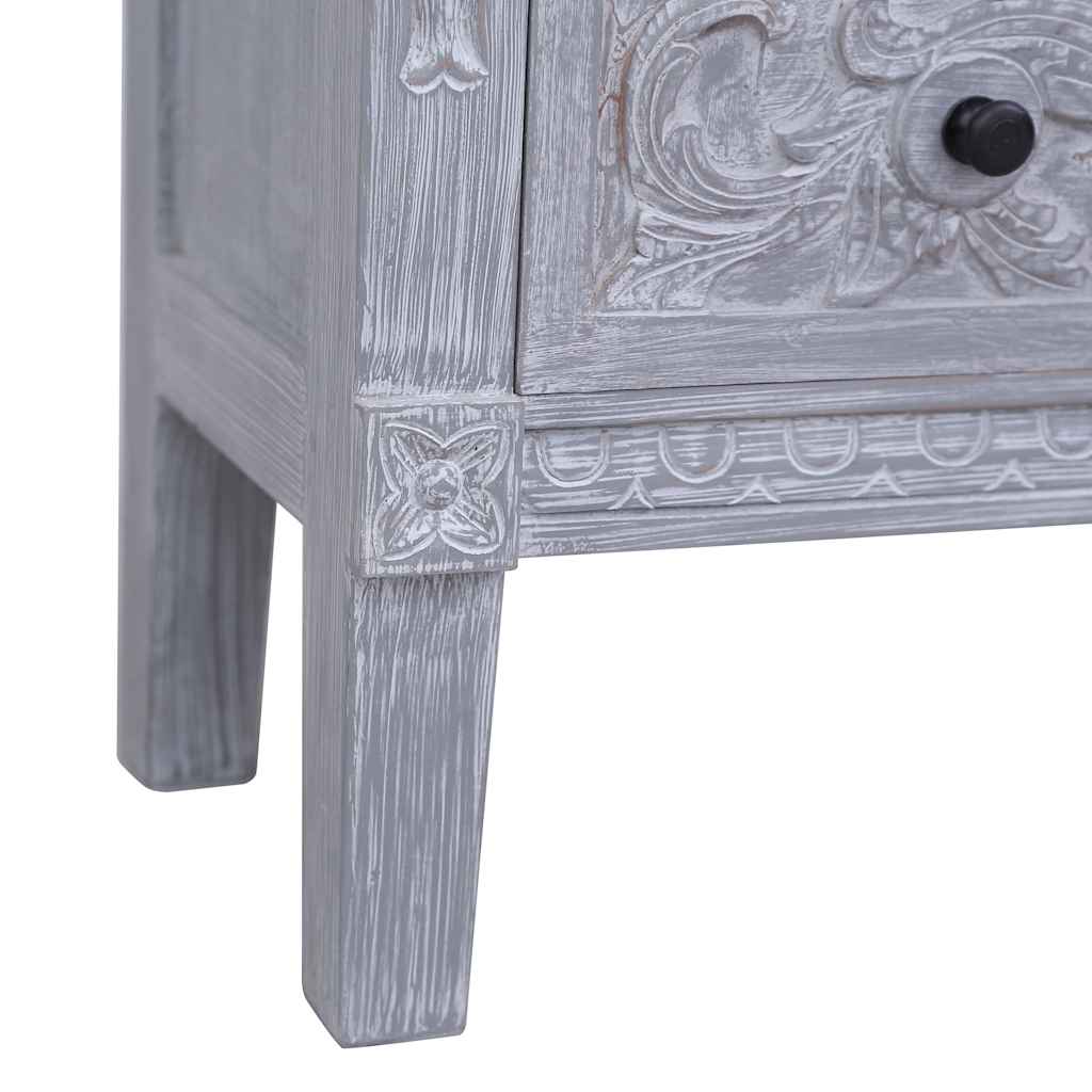 vidaXL Sideboard with 2 Drawers 90x30x60 cm Solid Mahogany Wood
