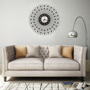 vidaXL Wandklok 70 cm metaal goudkleurig
