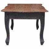 vidaXL Coffee Table 120x60x45 cm Solid Mahogany Wood Black