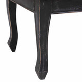 vidaXL Coffee Table 120x60x45 cm Solid Mahogany Wood Black