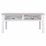 vidaXL Salontafel 100x50x45 cm hout grijs