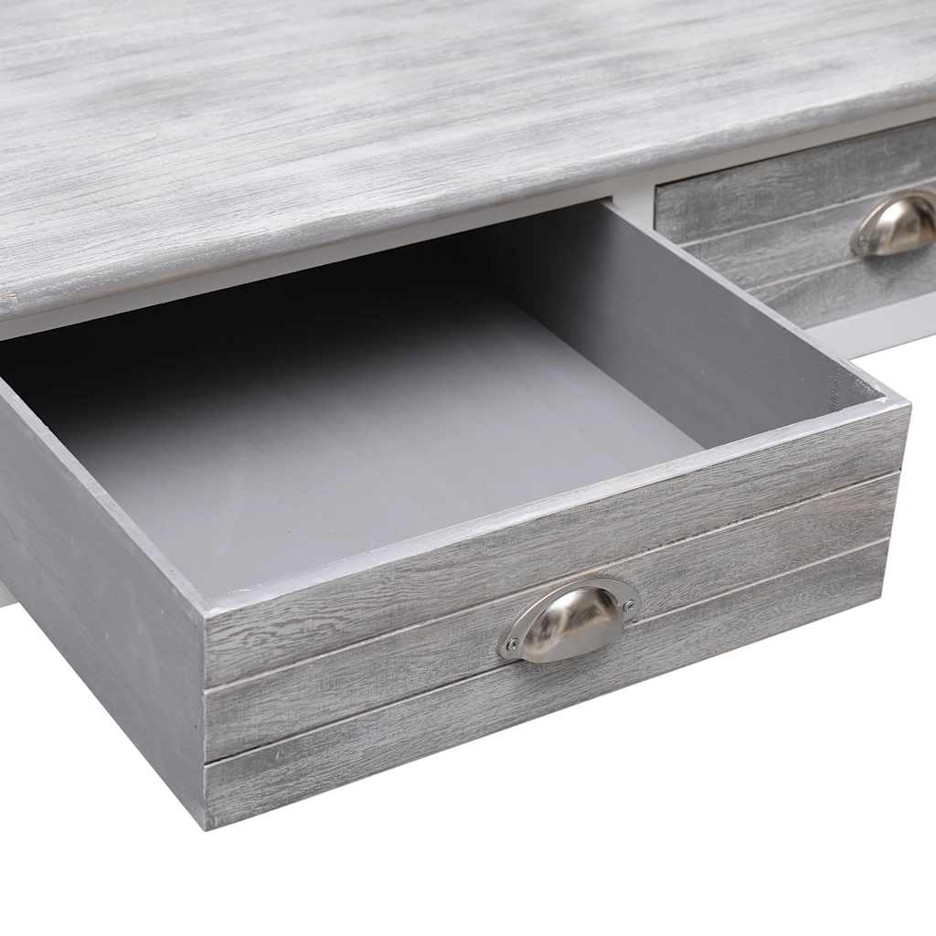 vidaXL Salontafel 100x50x45 cm hout grijs