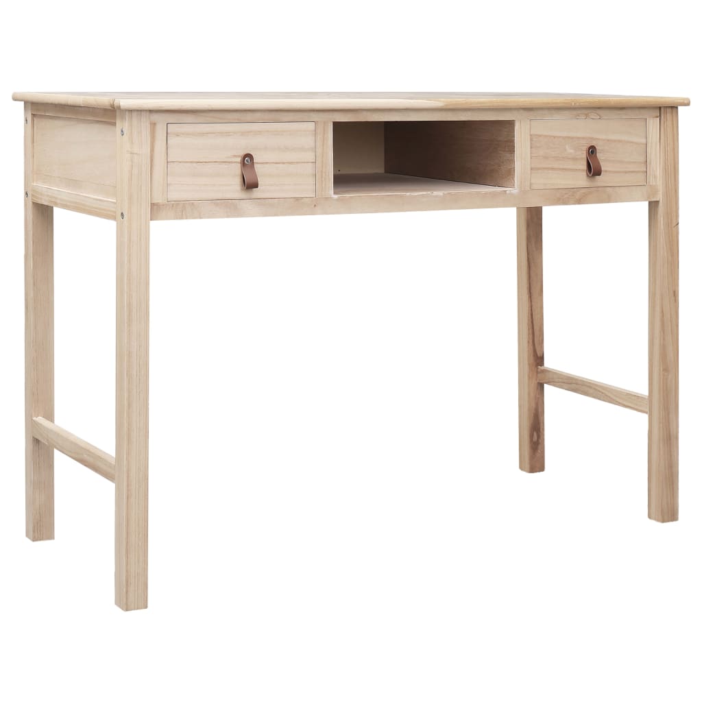 vidaXL Desk 110x45x76 cm wood grey