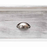 vidaXL Dressoir 115x30x76 cm hout antiekgrijs
