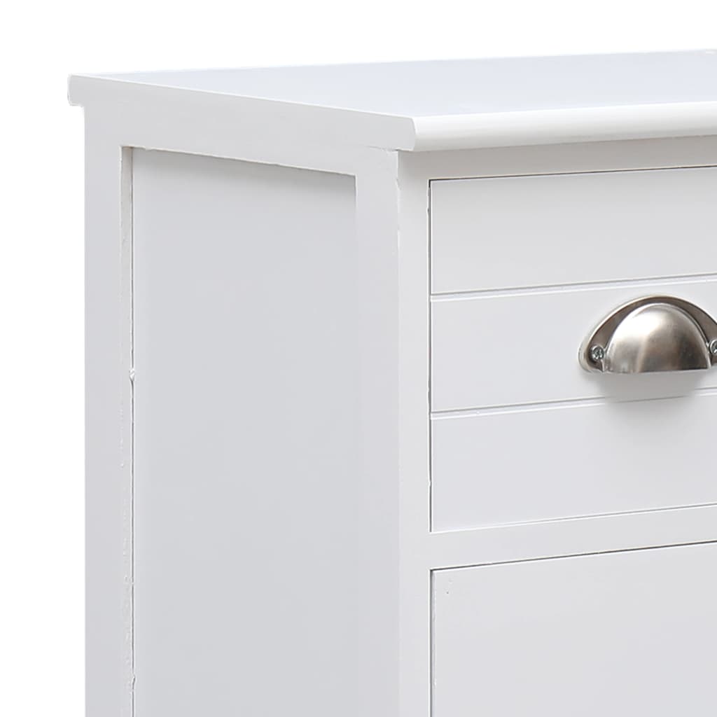 vidaXL Dressoir met 10 lades 113x30x79 cm hout bruin