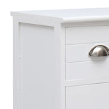 vidaXL Dressoir met 10 lades 113x30x79 cm hout bruin