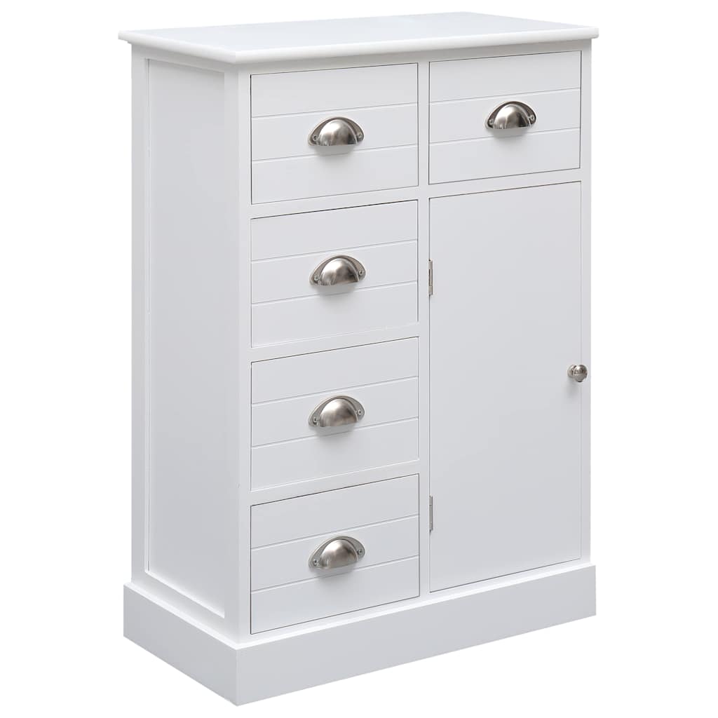 vidaXL Dressoir met 10 lades 113x30x79 cm hout bruin