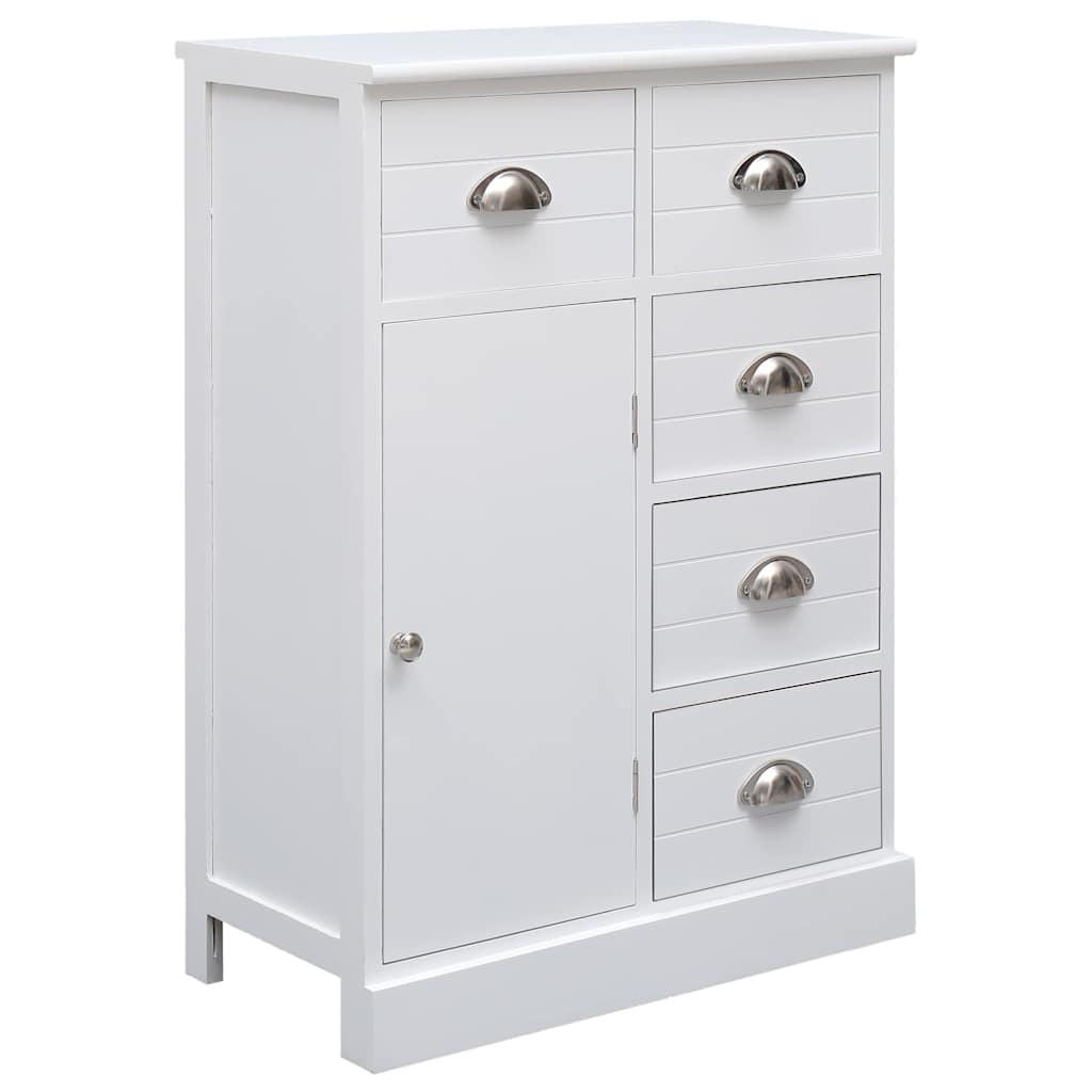 vidaXL Dressoir met 10 lades 113x30x79 cm hout bruin