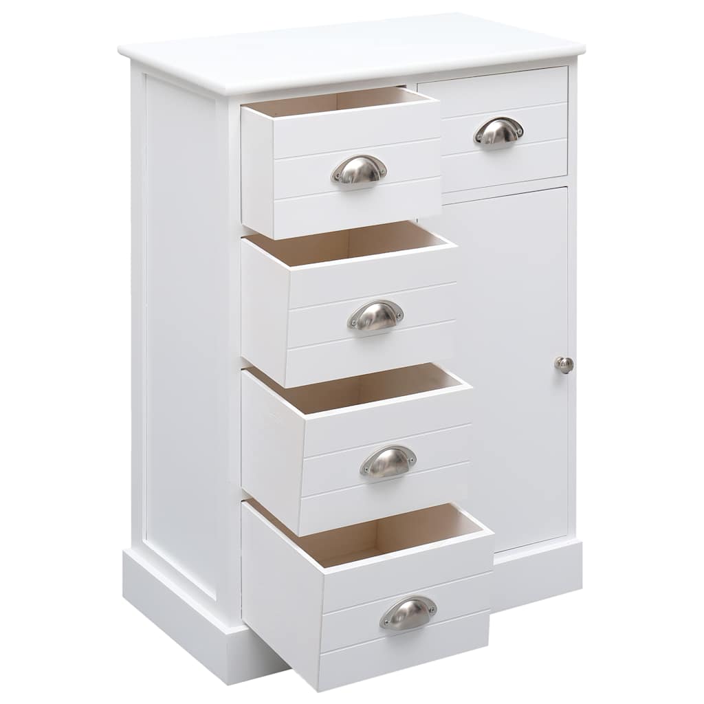 vidaXL Dressoir met 10 lades 113x30x79 cm hout bruin