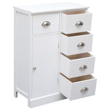 vidaXL Dressoir met 10 lades 113x30x79 cm hout bruin