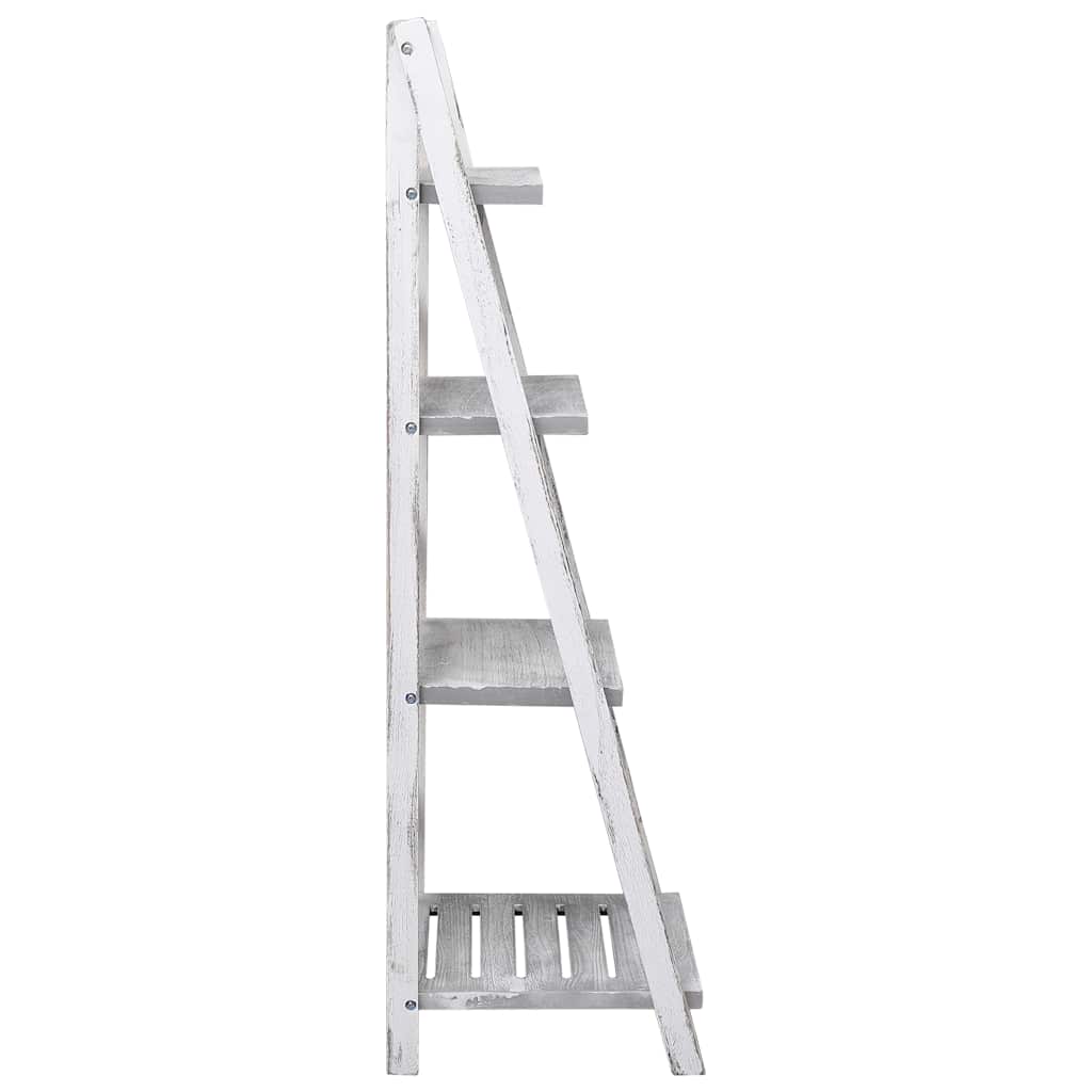 vidaXL 4-tier Plant Stand 43x33x113 cm Wood Grey