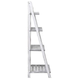 vidaXL 4-tier Plant Stand 43x33x113 cm Wood Grey